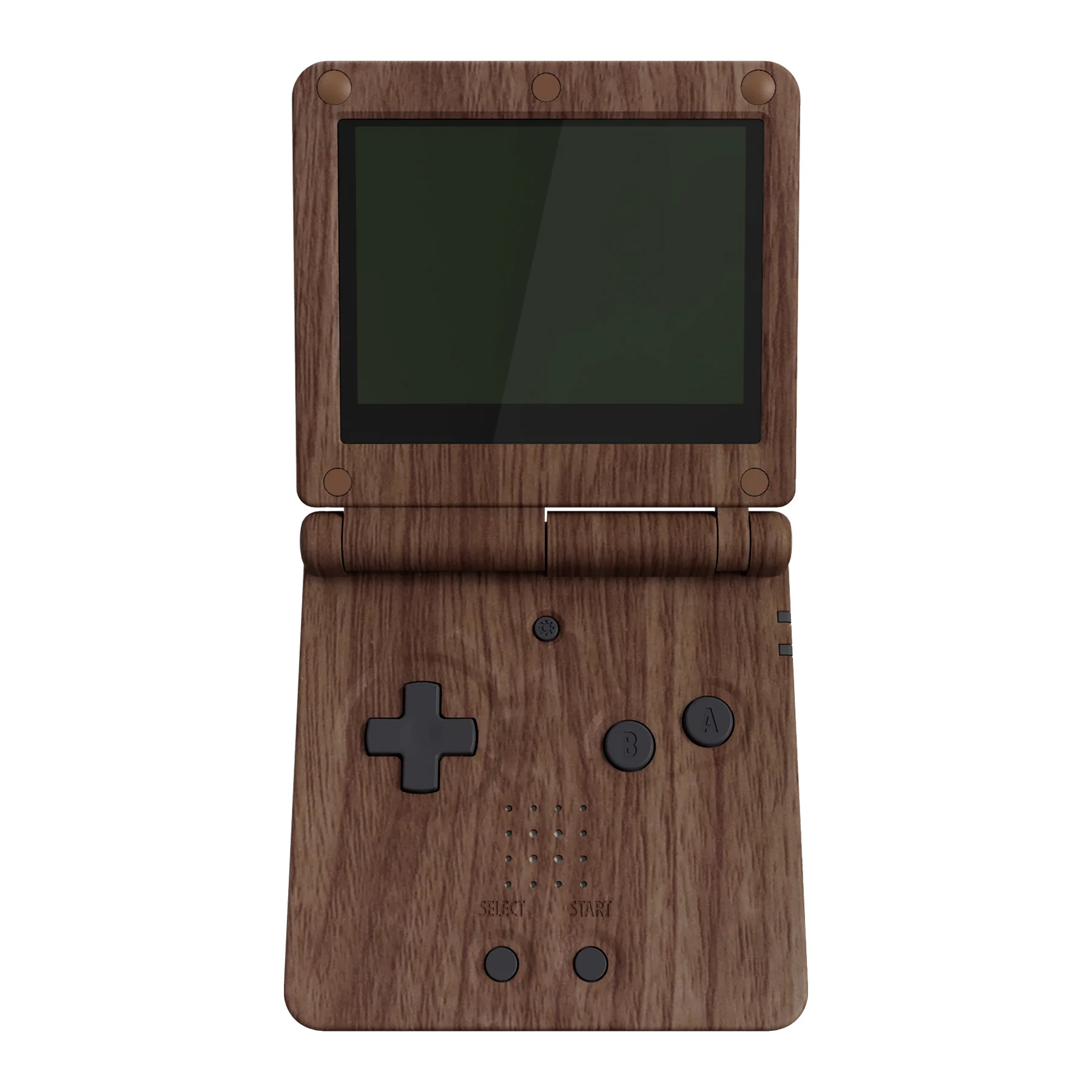 eXtremeRate IPS Ready Upgraded Replacement Full Set Shells with Buttons for Gameboy Advance SP GBA SP, Compatible with Both IPS & Standard LCD - Wood Grain - Image 3