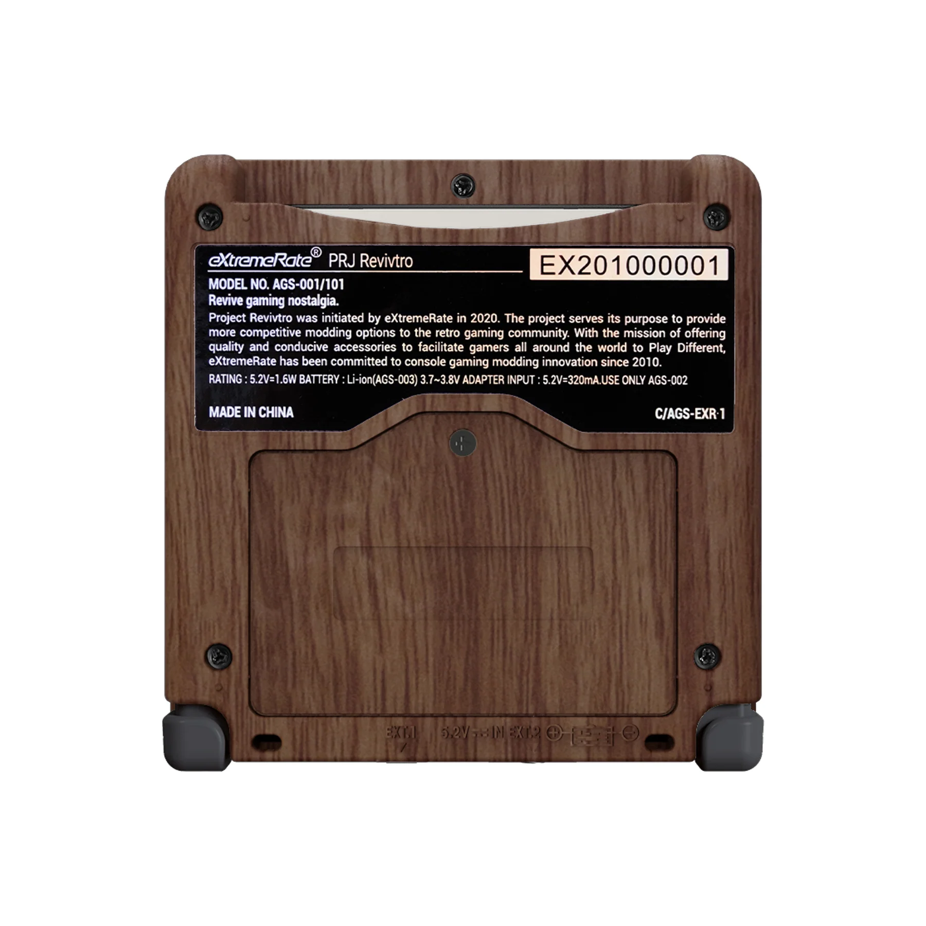 eXtremeRate IPS Ready Upgraded Replacement Full Set Shells with Buttons for Gameboy Advance SP GBA SP, Compatible with Both IPS & Standard LCD - Wood Grain - Image 7