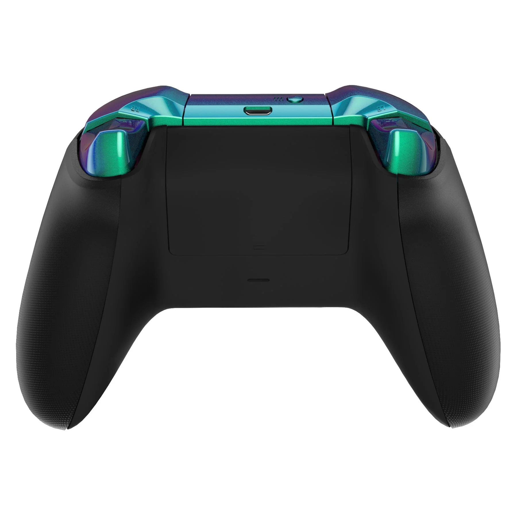 eXtremeRate Replacement Full Set Buttons for Xbox One X & S Controller (Model 1708) - Chameleon Green Purple - Image 7