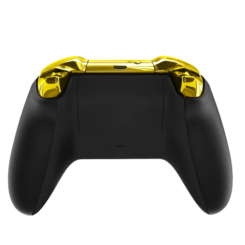 eXtremeRate Replacement Full Set Buttons for Xbox One X & S Controller (Model 1708) - Chrome Gold - Image 7