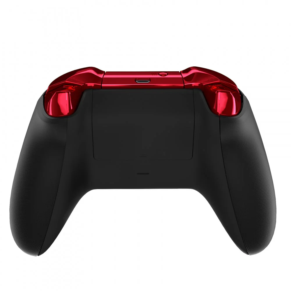 eXtremeRate Replacement Full Set Buttons for Xbox One X & S Controller (Model 1708) - Chrome Red - Image 7