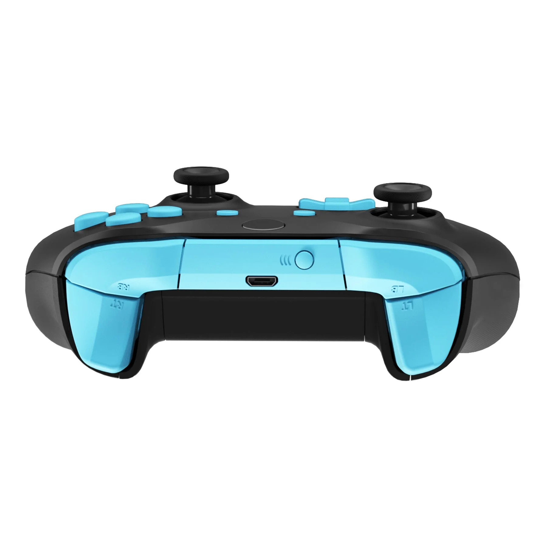 eXtremeRate Replacement Full Set Buttons for Xbox One X & S Controller (Model 1708) - Heaven Blue - Image 6
