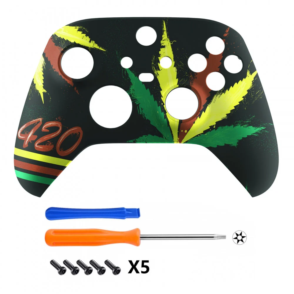 eXtremeRate Replacement Front Housing Shell for Xbox Series X & S Controller - Leaf - Image 2