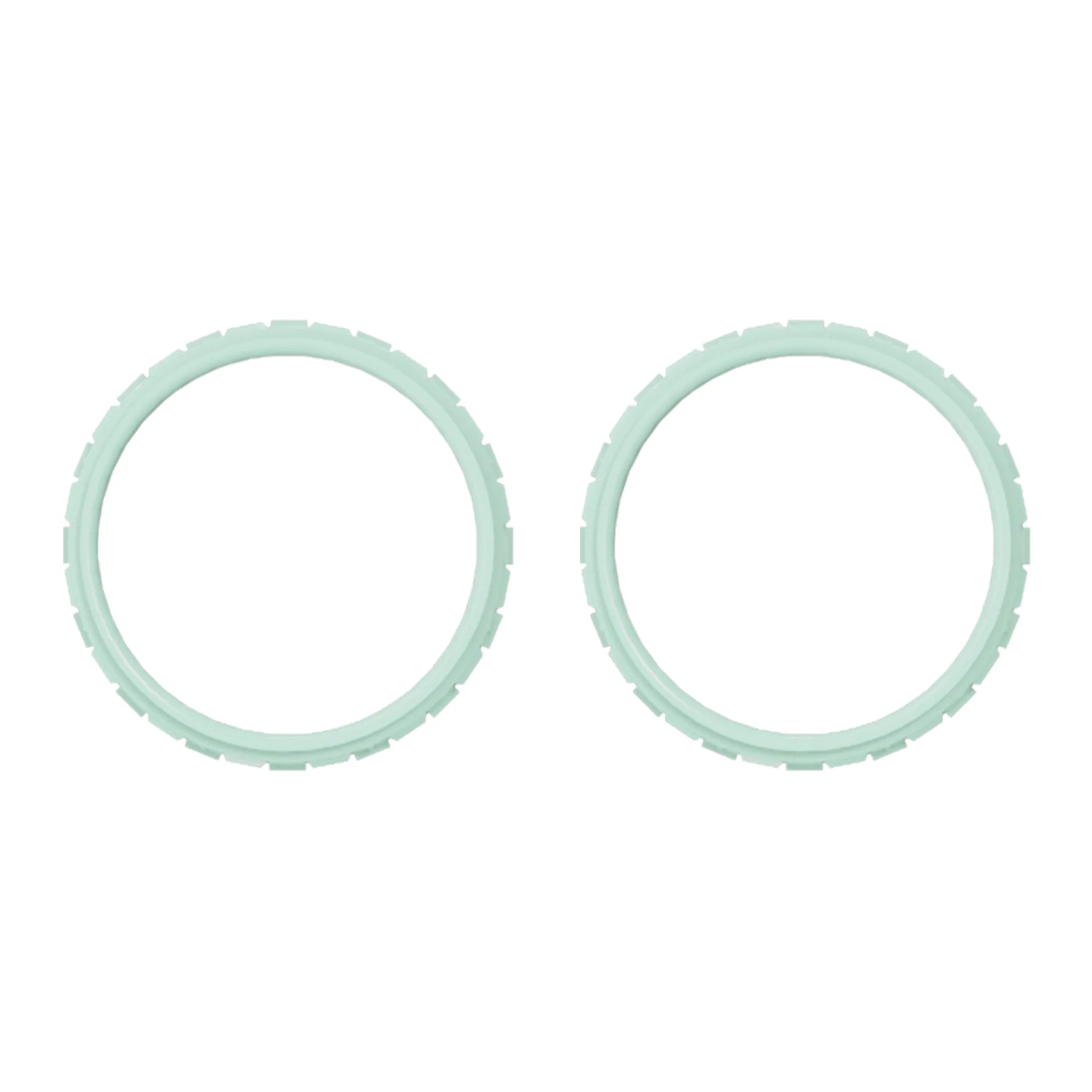 eXtremeRate Custom Replacement Accent Rings for PS5 Controller - Light Cyan - Image 6