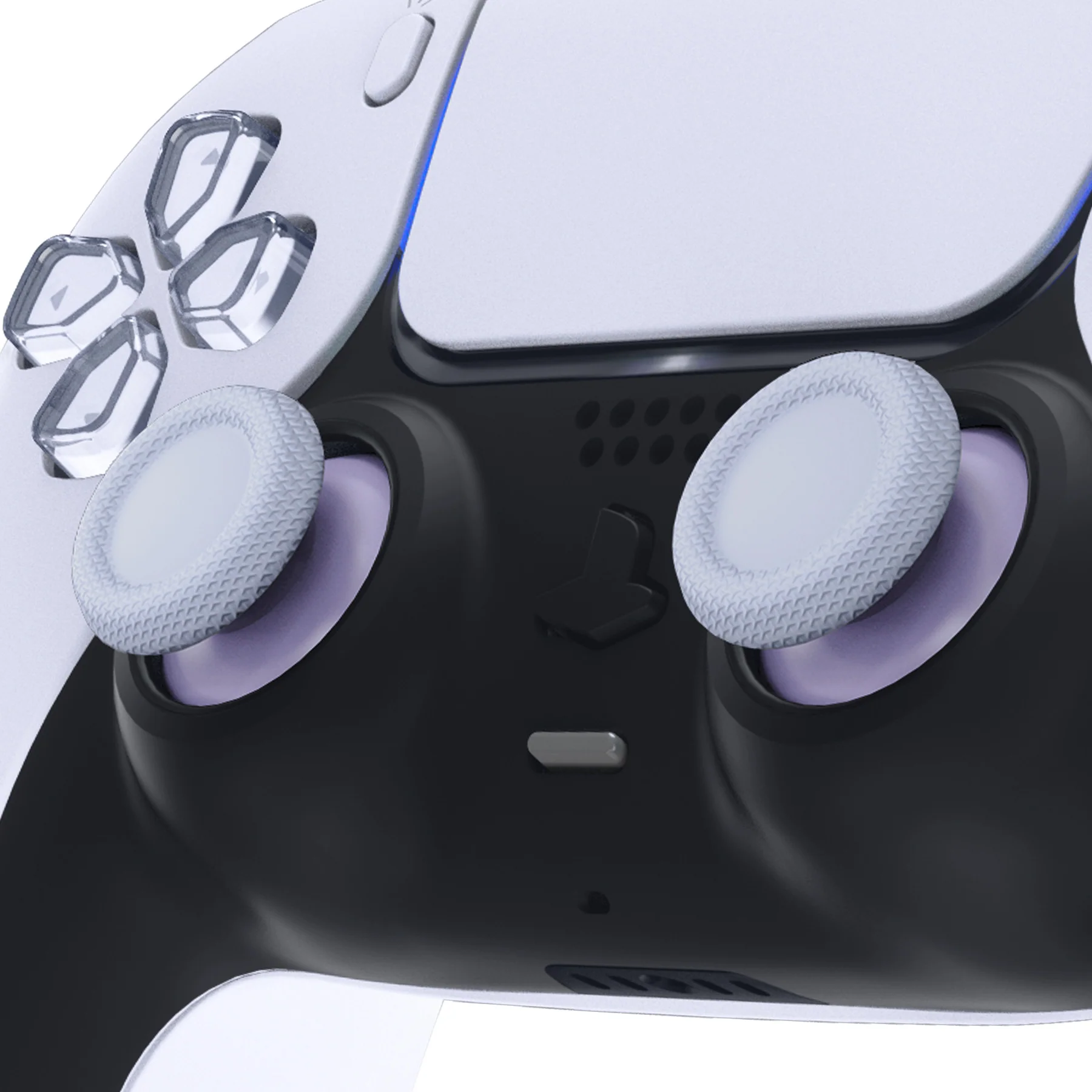 eXtremeRate Replacement Thumbsticks Analog Stick Joystick Compatible with PS5 & PS4 All Model Controller - Light Violet - Image 2