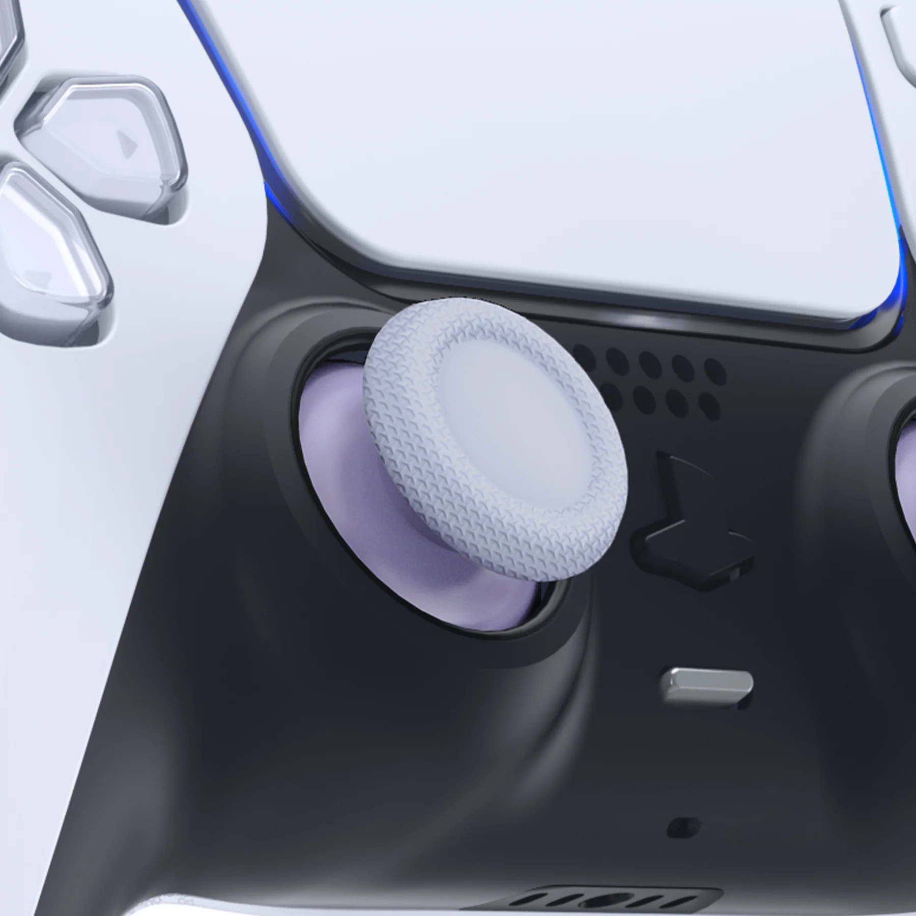 eXtremeRate Replacement Thumbsticks Analog Stick Joystick Compatible with PS5 & PS4 All Model Controller - Light Violet - Image 3