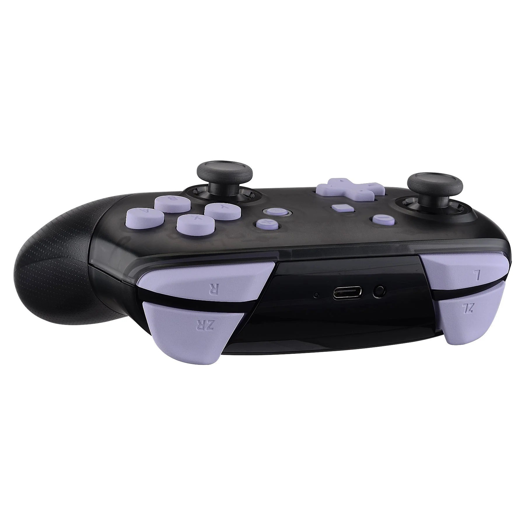 eXtremeRate DIY Replacement Full Set Buttons for Nintendo Switch Pro Controller - Light Violet - Image 6