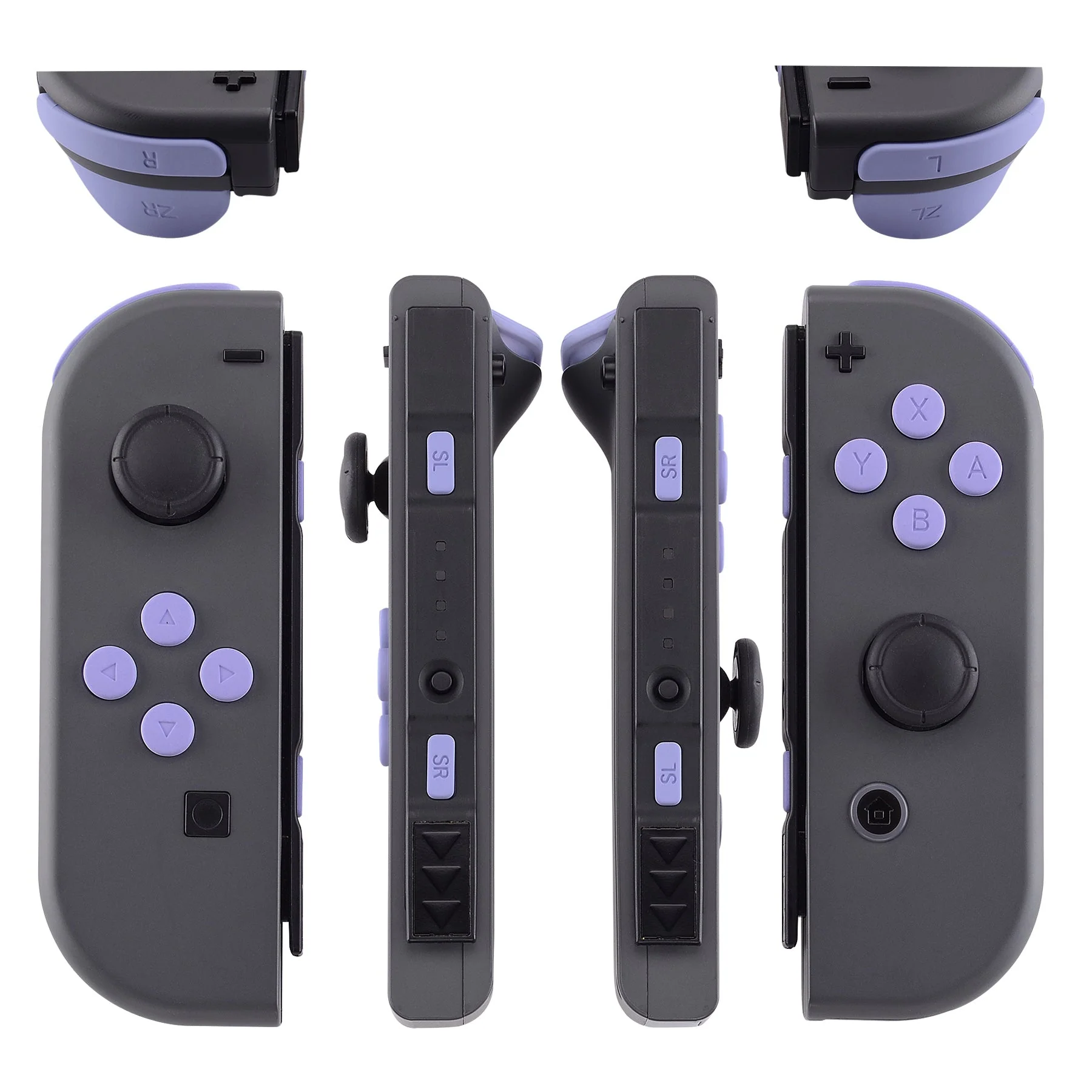 eXtremeRate Replacement Full Set Buttons for Joycon of NS Switch - Light Violet - Image 3