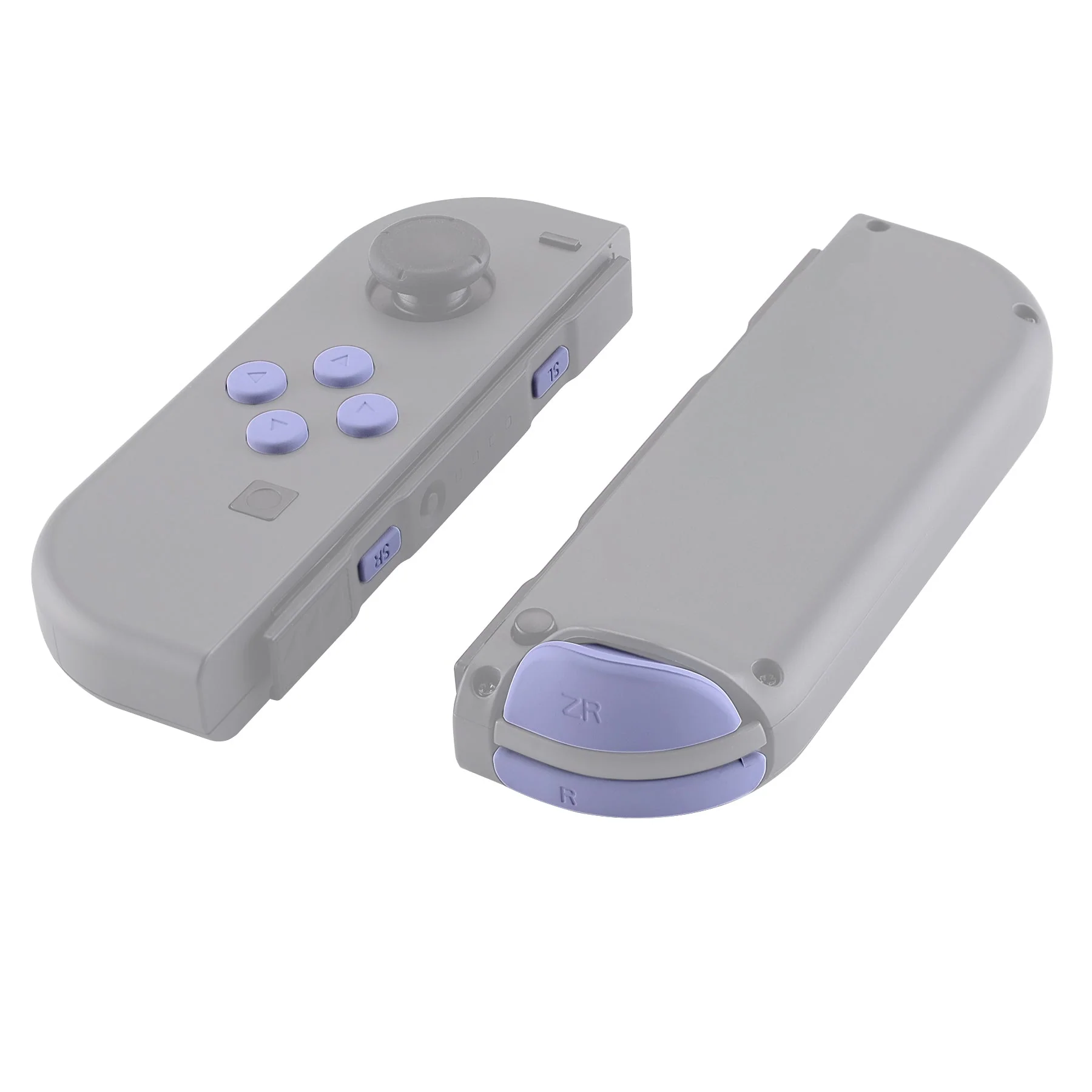 eXtremeRate Replacement Full Set Buttons for Joycon of NS Switch - Light Violet - Image 6