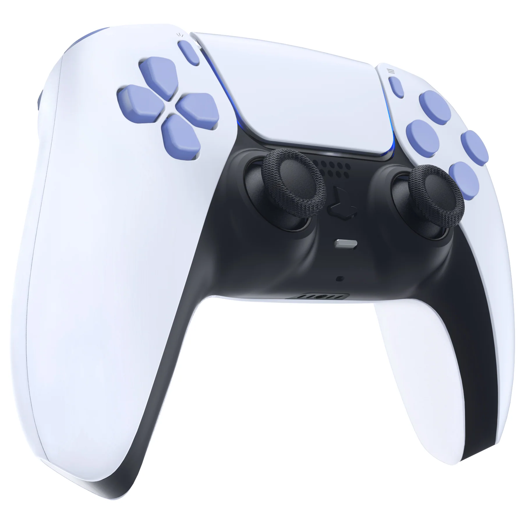 eXtremeRate Replacement Full Set Buttons Compatible with PS5 Controller BDM-030/040/050/060 - Light Violet - Image 6