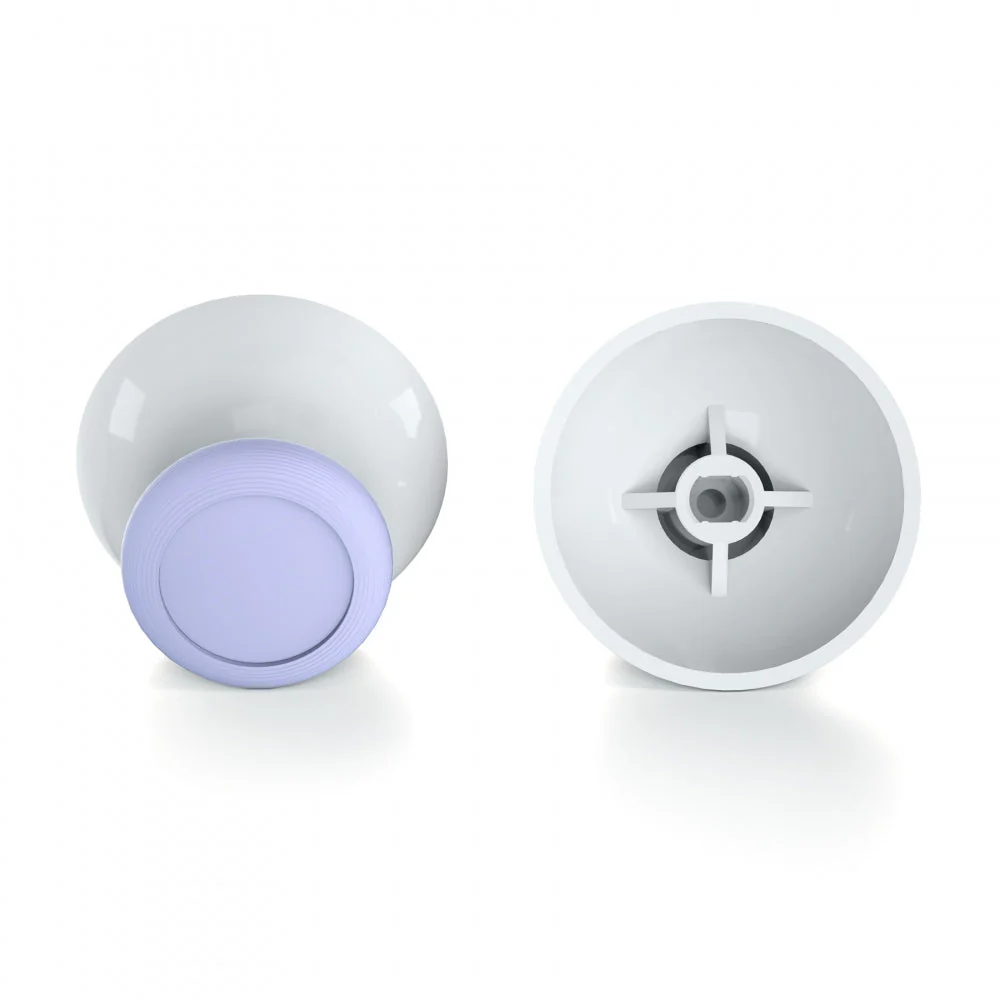 eXtremeRate Replacement Dual-color 3D Joystick Thumbsticks for Nintendo Switch Pro Controller - Light Violet & White - Image 6