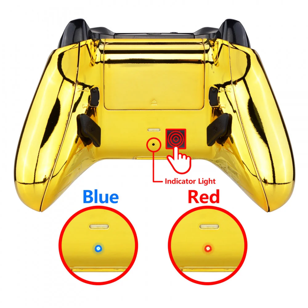 eXtremeRate Lofty Remappable Remap & Trigger Stop Kit for Xbox One X & S Controller - Chrome Gold - Image 6