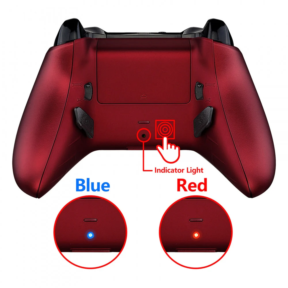 eXtremeRate Lofty Remappable Remap & Trigger Stop Kit for Xbox One X & S Controller - Scarlet Red - Image 6