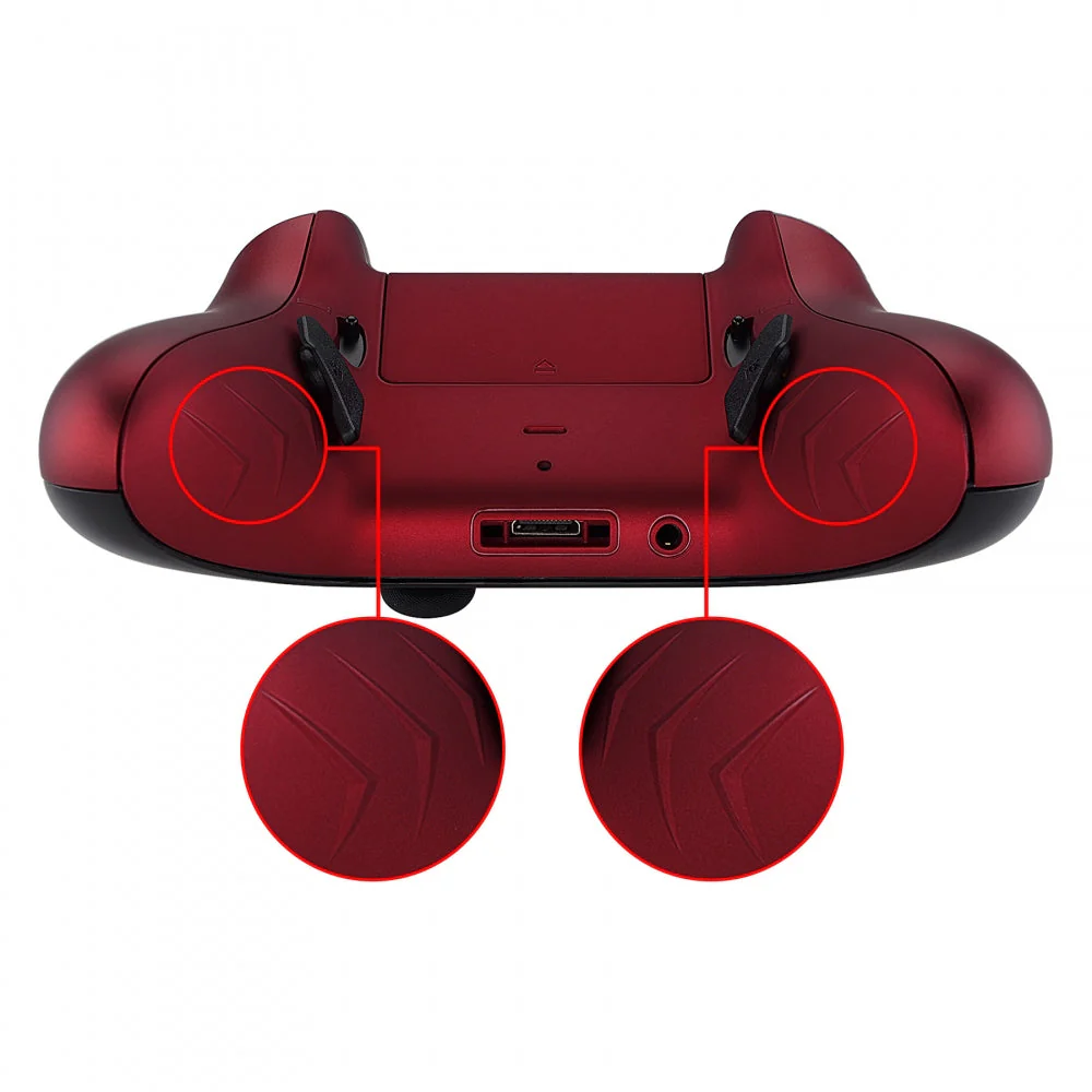 eXtremeRate Lofty Remappable Remap & Trigger Stop Kit for Xbox One X & S Controller - Scarlet Red - Image 9
