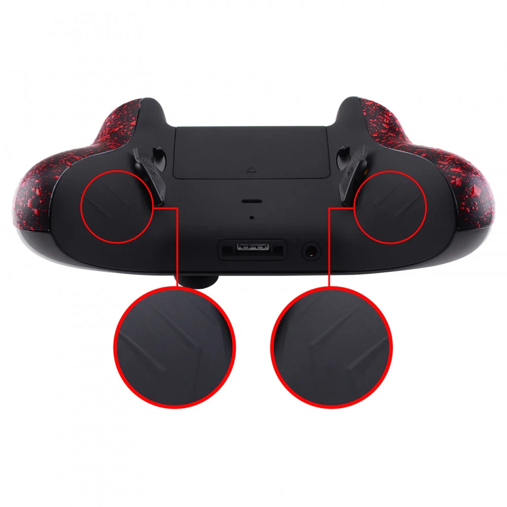 eXtremeRate Lofty Remappable Remap & Trigger Stop Kit for Xbox One X & S Controller - Textured Red - Image 10