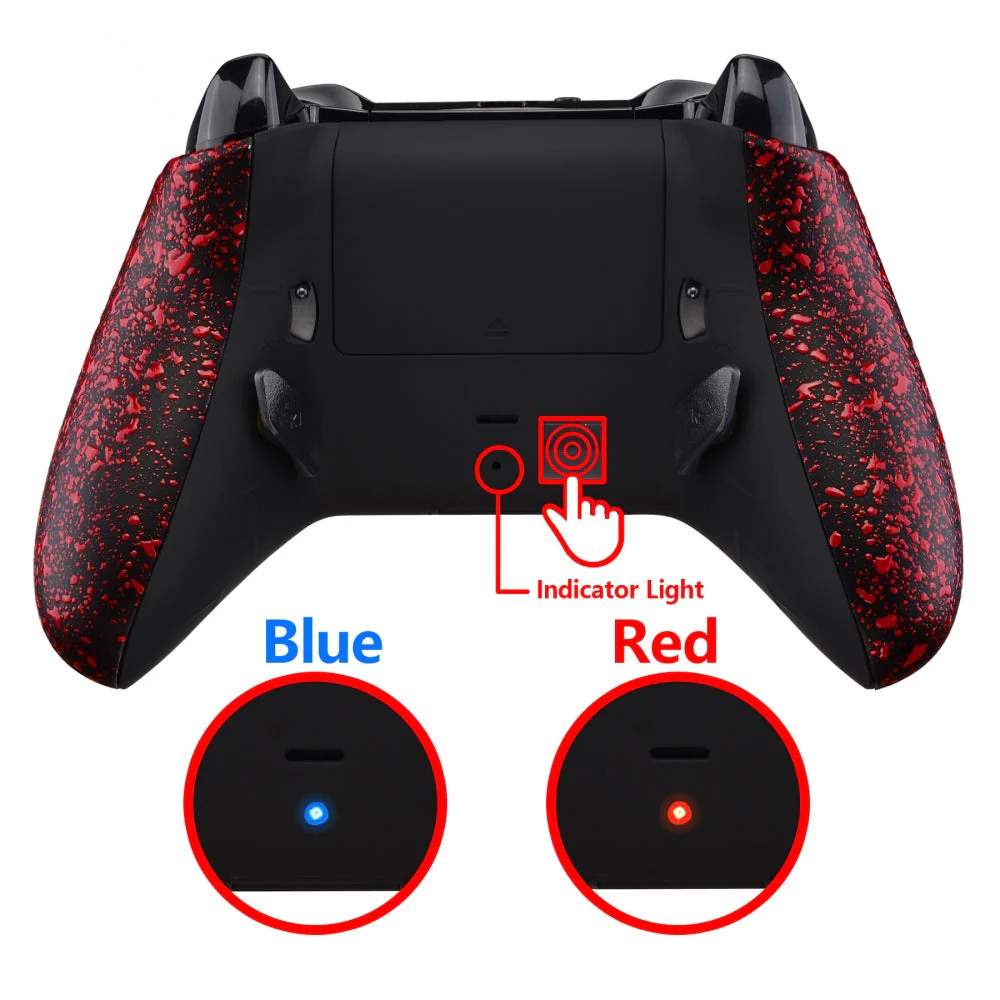 eXtremeRate Lofty Remappable Remap & Trigger Stop Kit for Xbox One X & S Controller - Textured Red - Image 6