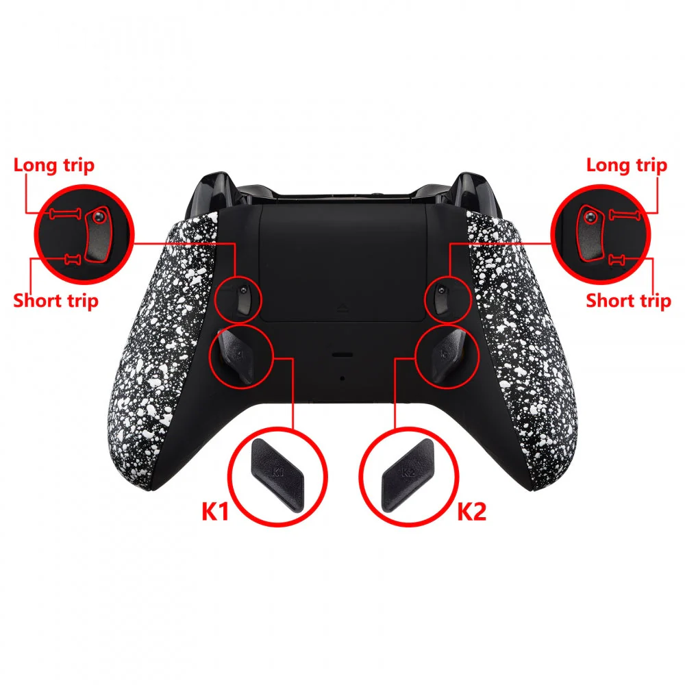 eXtremeRate Lofty Remappable Remap & Trigger Stop Kit for Xbox One X & S Controller - Textured White - Image 5