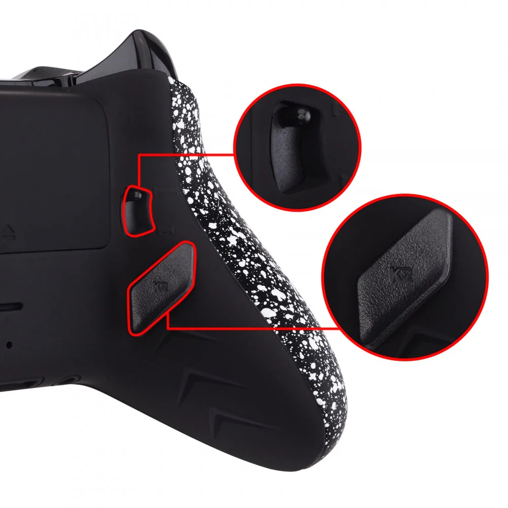 eXtremeRate Lofty Remappable Remap & Trigger Stop Kit for Xbox One X & S Controller - Textured White - Image 8