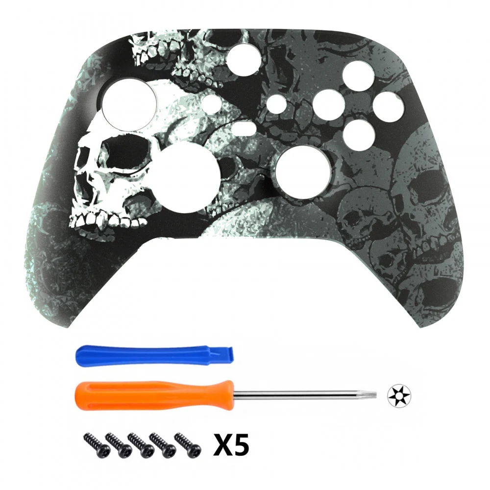 eXtremeRate Replacement Front Housing Shell for Xbox Series X & S Controller - Lonely Skull - Image 2