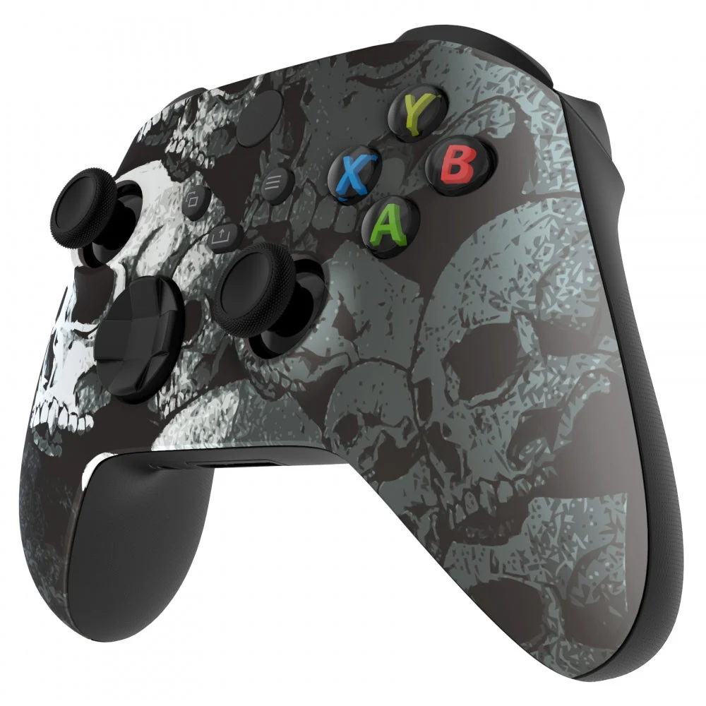 eXtremeRate Replacement Front Housing Shell for Xbox Series X & S Controller - Lonely Skull - Image 4