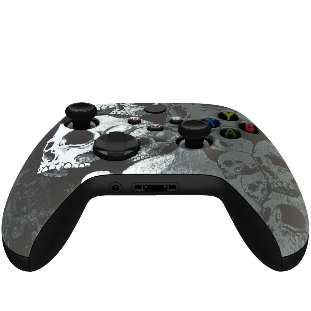eXtremeRate Replacement Front Housing Shell for Xbox Series X & S Controller - Lonely Skull - Image 7