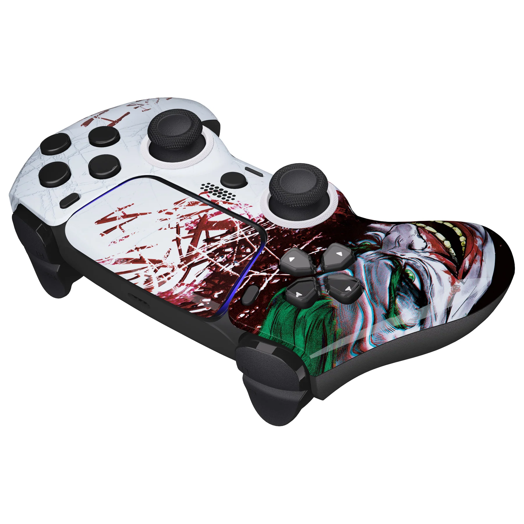 eXtremeRate LUNA Redesigned Replacement Front Shell with Touchpad Compatible with PS5 Controller BDM-010/020/030/040/050/060 - Clown HAHAHA - Image 7