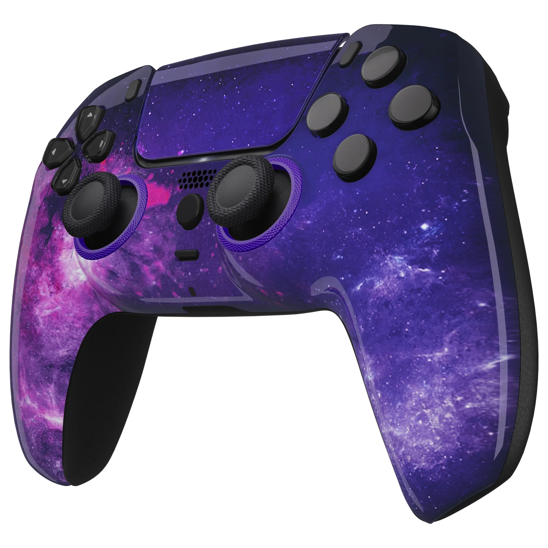 eXtremeRate LUNA Redesigned Replacement Front Shell with Touchpad Compatible with PS5 Controller BDM-010/020/030/040/050 - Nebula Galaxy - Image 5