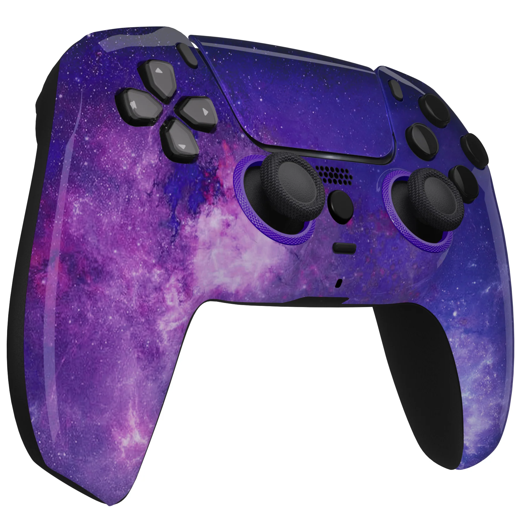 eXtremeRate LUNA Redesigned Replacement Front Shell with Touchpad Compatible with PS5 Controller BDM-010/020/030/040/050 - Nebula Galaxy - Image 6