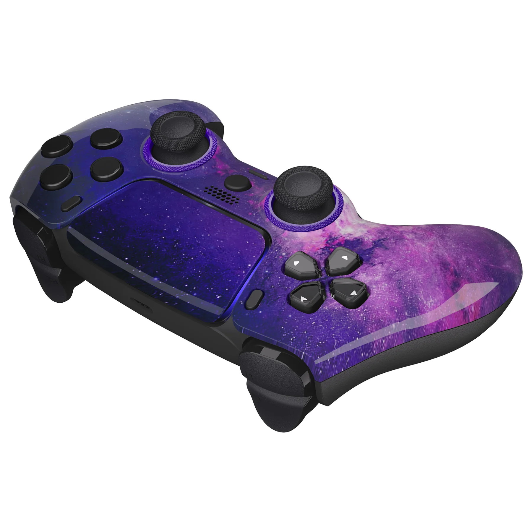 eXtremeRate LUNA Redesigned Replacement Front Shell with Touchpad Compatible with PS5 Controller BDM-010/020/030/040/050 - Nebula Galaxy - Image 8