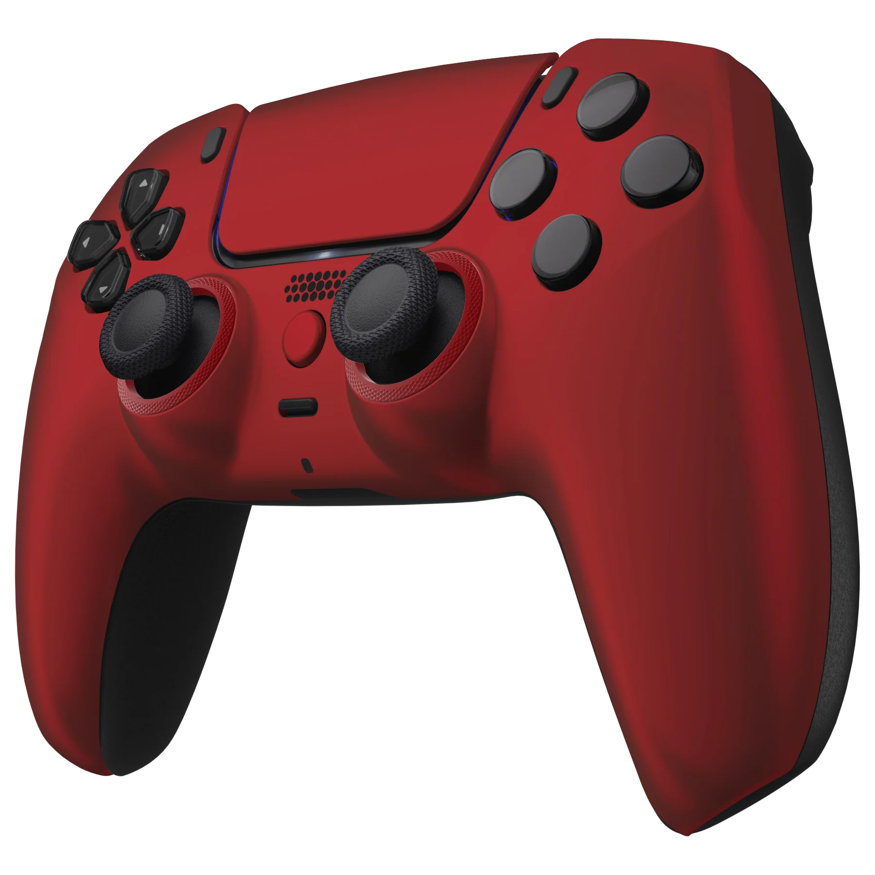 eXtremeRate LUNA Redesigned Replacement Front Shell with Touchpad Compatible with PS5 Controller BDM-010/020/030/040/050 - Scarlet Red - Image 5