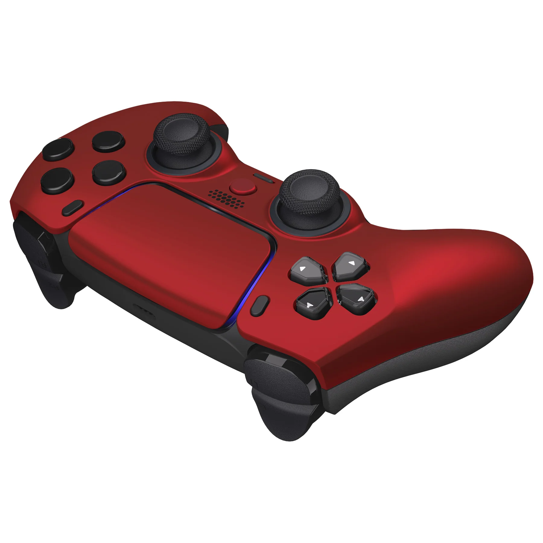 eXtremeRate LUNA Redesigned Replacement Front Shell with Touchpad Compatible with PS5 Controller BDM-010/020/030/040/050 - Scarlet Red - Image 7
