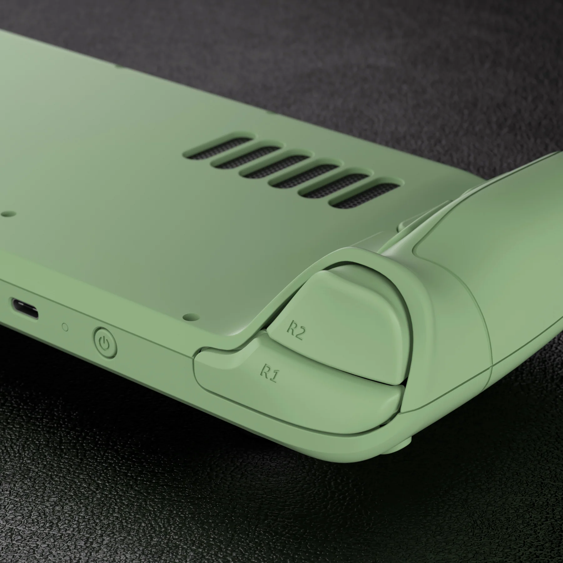 eXtremeRate Custom Full Set Shell with Buttons for Steam Deck LCD - Matcha Green - Image 10