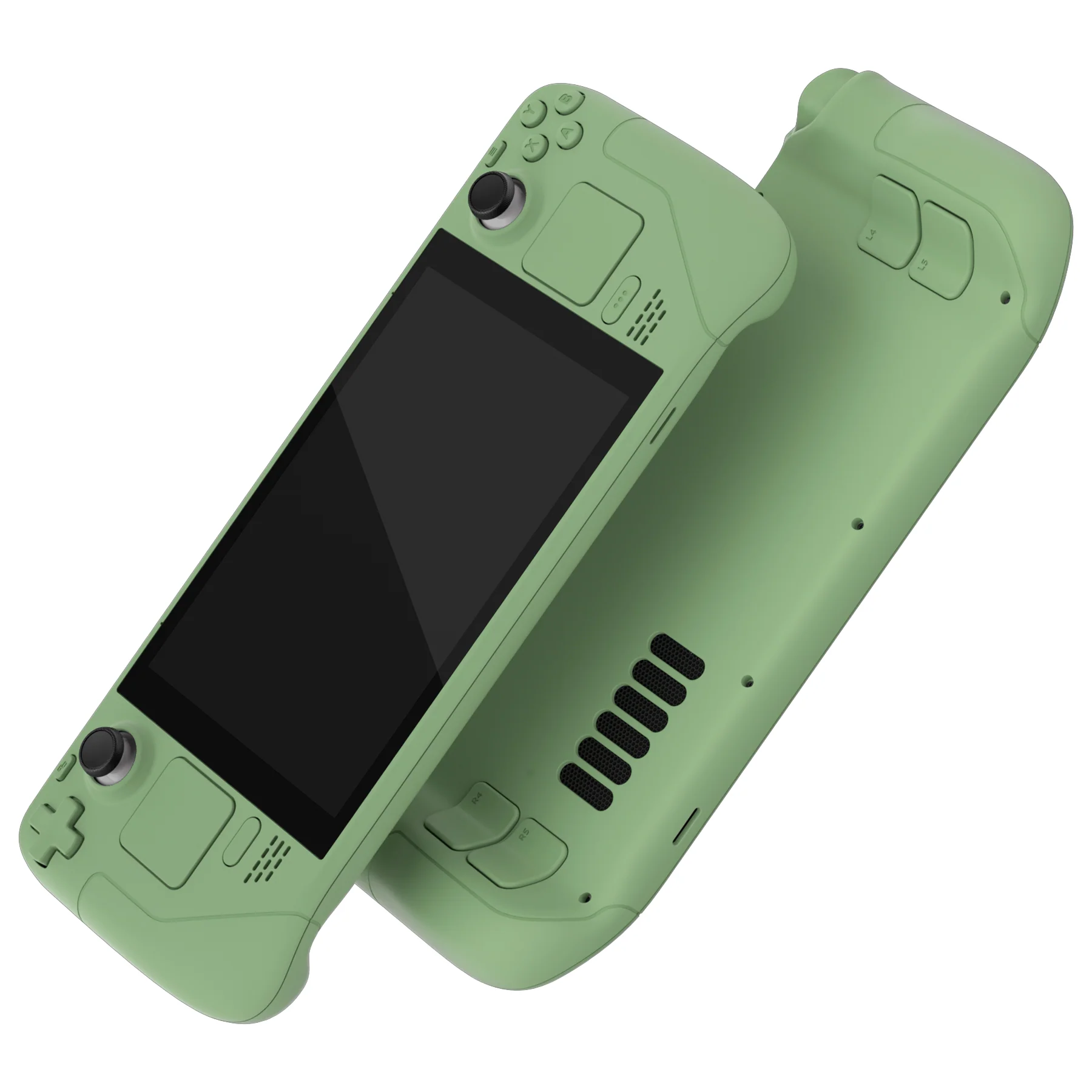 eXtremeRate Custom Full Set Shell with Buttons for Steam Deck LCD - Matcha Green - Image 2