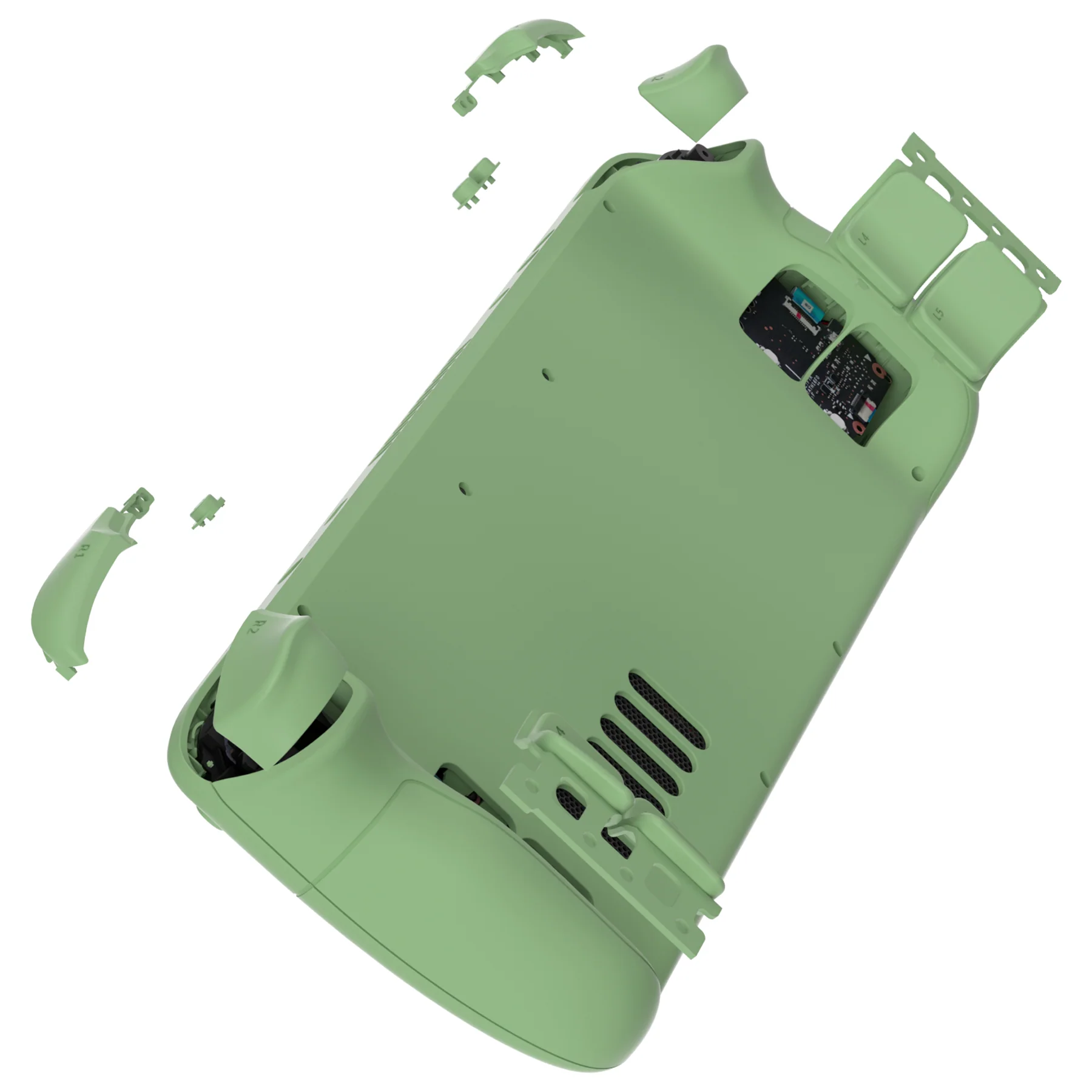 eXtremeRate Custom Full Set Shell with Buttons for Steam Deck LCD - Matcha Green - Image 6