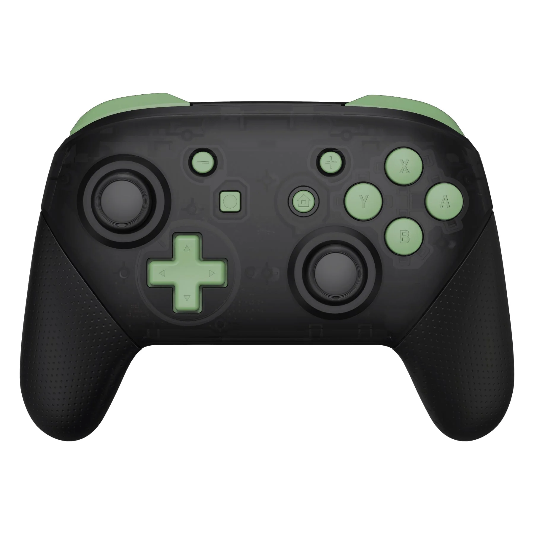 eXtremeRate DIY Replacement Full Set Buttons for Nintendo Switch Pro Controller - Matcha Green - Image 3
