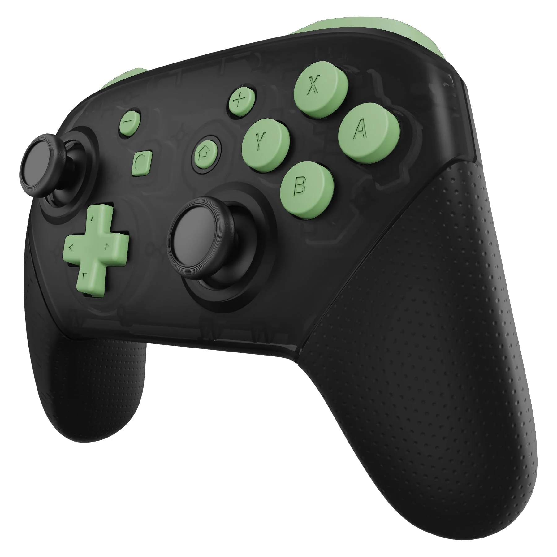 eXtremeRate DIY Replacement Full Set Buttons for Nintendo Switch Pro Controller - Matcha Green - Image 4