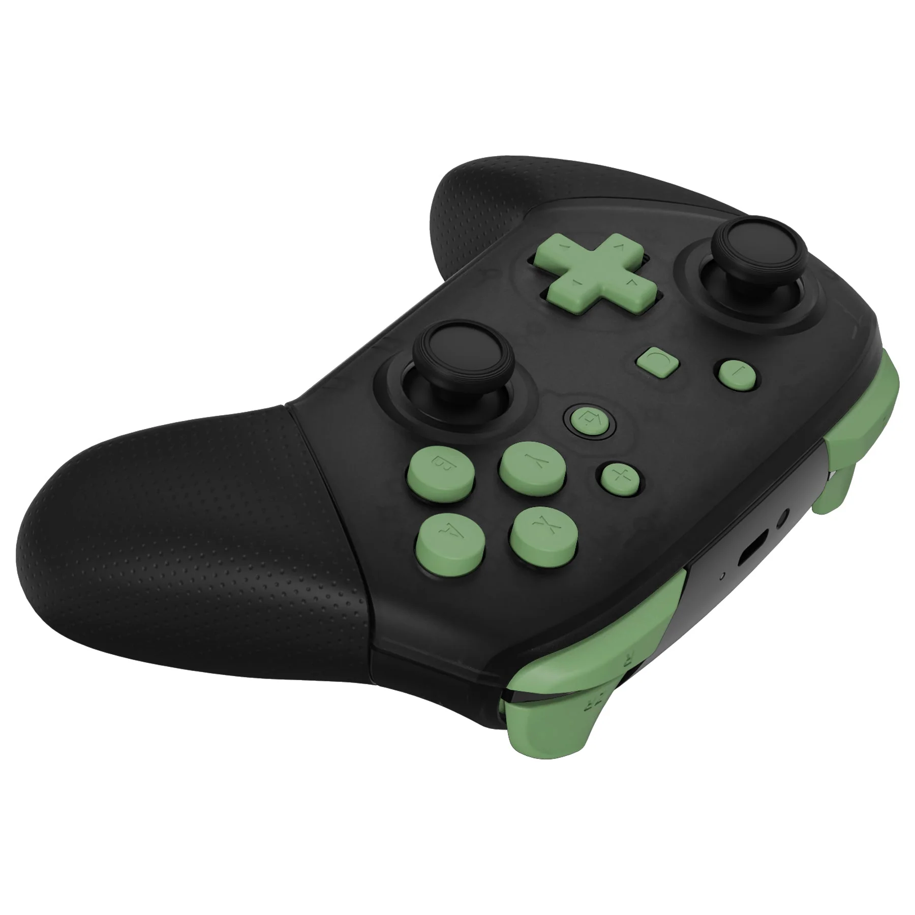eXtremeRate DIY Replacement Full Set Buttons for Nintendo Switch Pro Controller - Matcha Green - Image 6