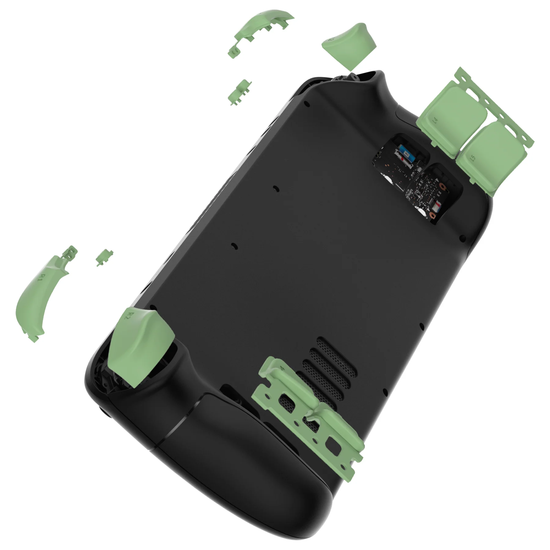 eXtremeRate Replacement Full Set Buttons for Steam Deck LCD - Matcha Green - Image 6