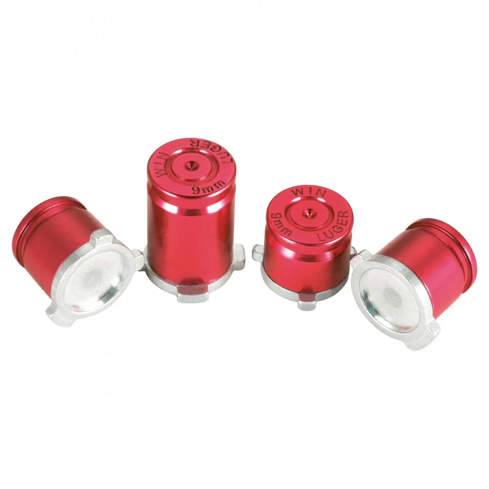 eXtremeRate Metal Alumium Alloy Bullet ABXY Buttons for Xbox One Controller - Red - Image 4