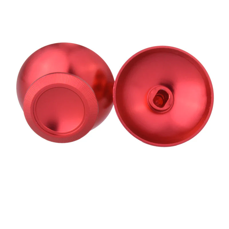 eXtremeRate Replacement Metal Thumbsticks Compatible with PS4 Controller - Red - Image 4