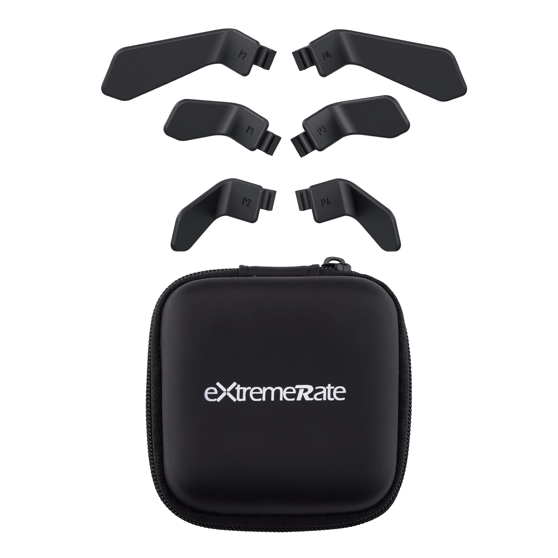 eXtremeRate 6 in 1 Metalic Replacement Interchangeable Swift Back Paddles for Xbox One Elite & Xbox Elite Series 2 & Elite 2 Core Controller - Black - Image 12