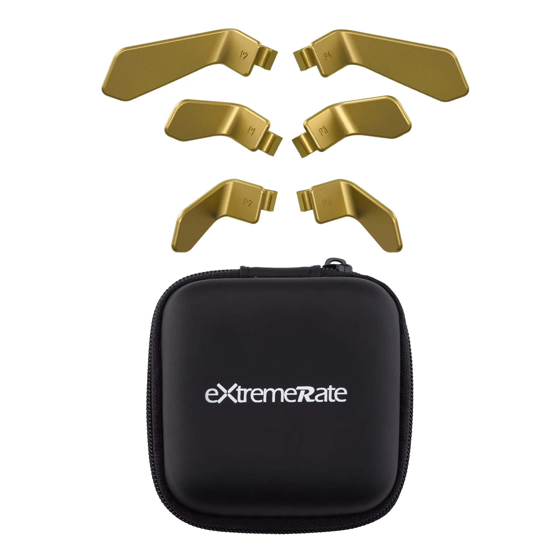 eXtremeRate 6 in 1 Metalic Replacement Interchangeable Swift Back Paddles for Xbox One Elite & Xbox Elite Series 2 & Elite 2 Core Controller - Hero Gold - Image 12