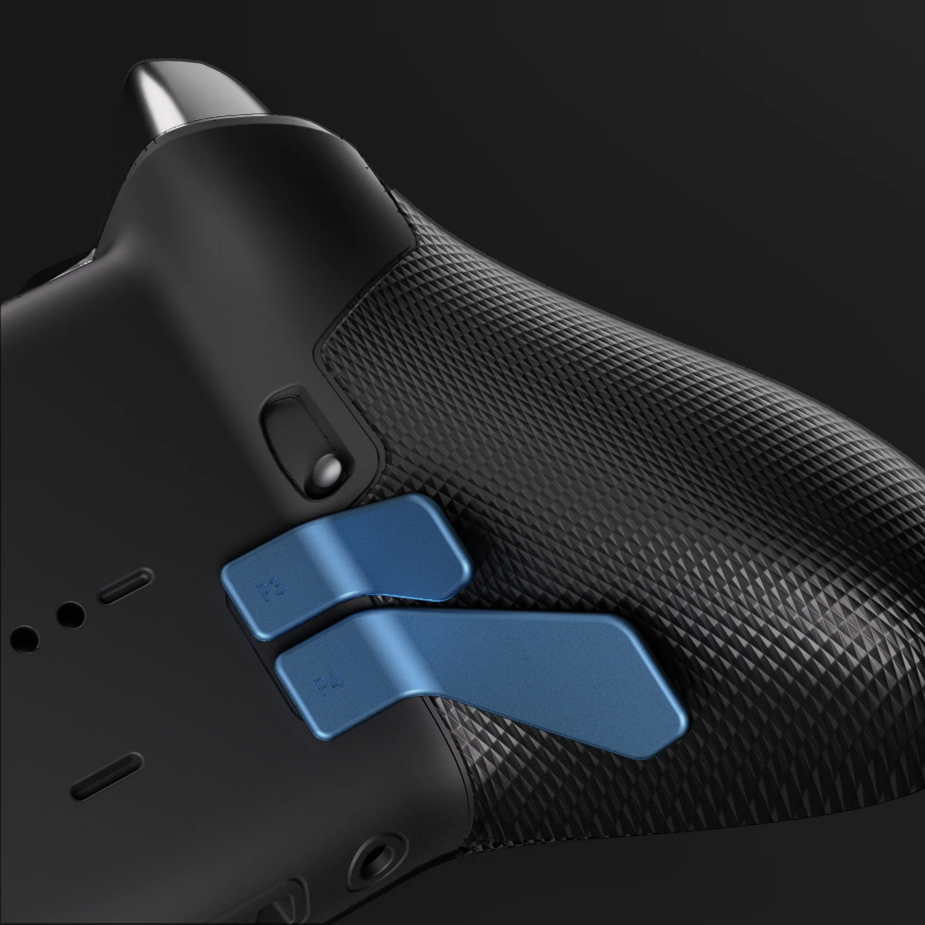 eXtremeRate 6 in 1 Metalic Replacement Interchangeable Swift Back Paddles for Xbox One Elite & Xbox Elite Series 2 & Elite 2 Core Controller - Neptune Blue - Image 10