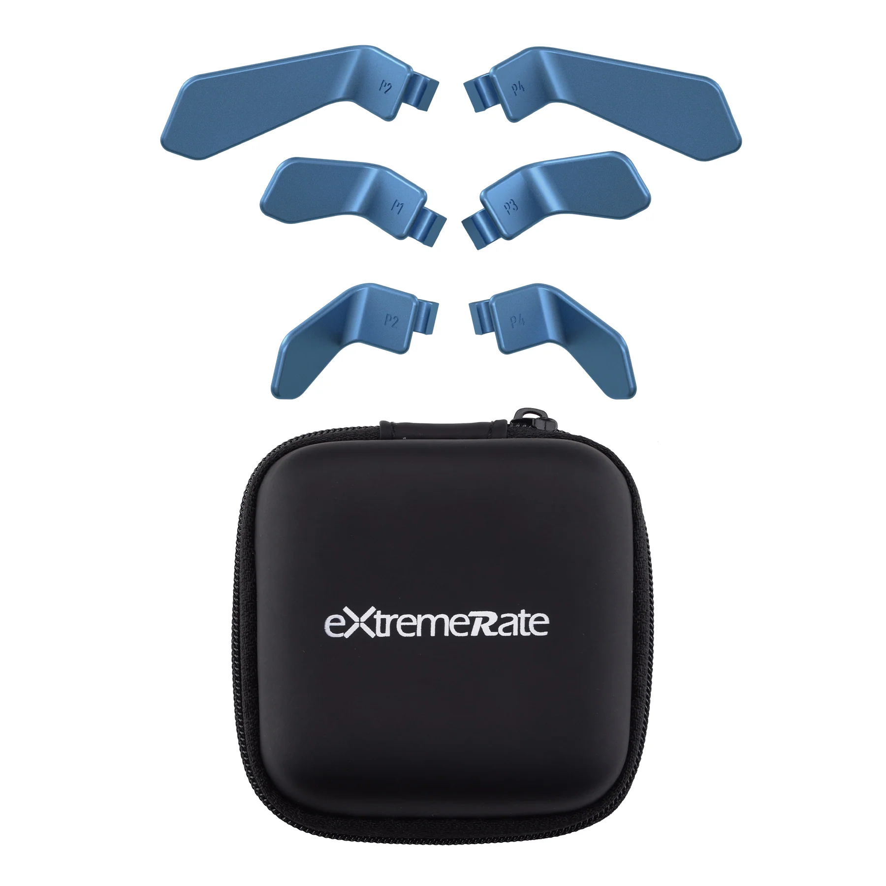 eXtremeRate 6 in 1 Metalic Replacement Interchangeable Swift Back Paddles for Xbox One Elite & Xbox Elite Series 2 & Elite 2 Core Controller - Neptune Blue - Image 12