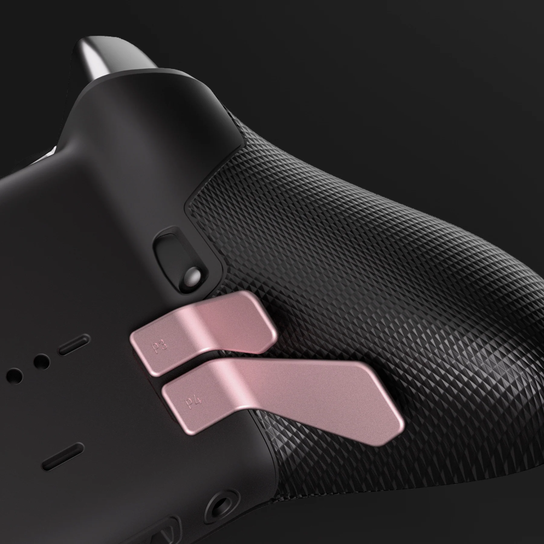 eXtremeRate 6 in 1 Metalic Replacement Interchangeable Swift Back Paddles for Xbox One Elite & Xbox Elite Series 2 & Elite 2 Core Controller - Rose Gold - Image 10