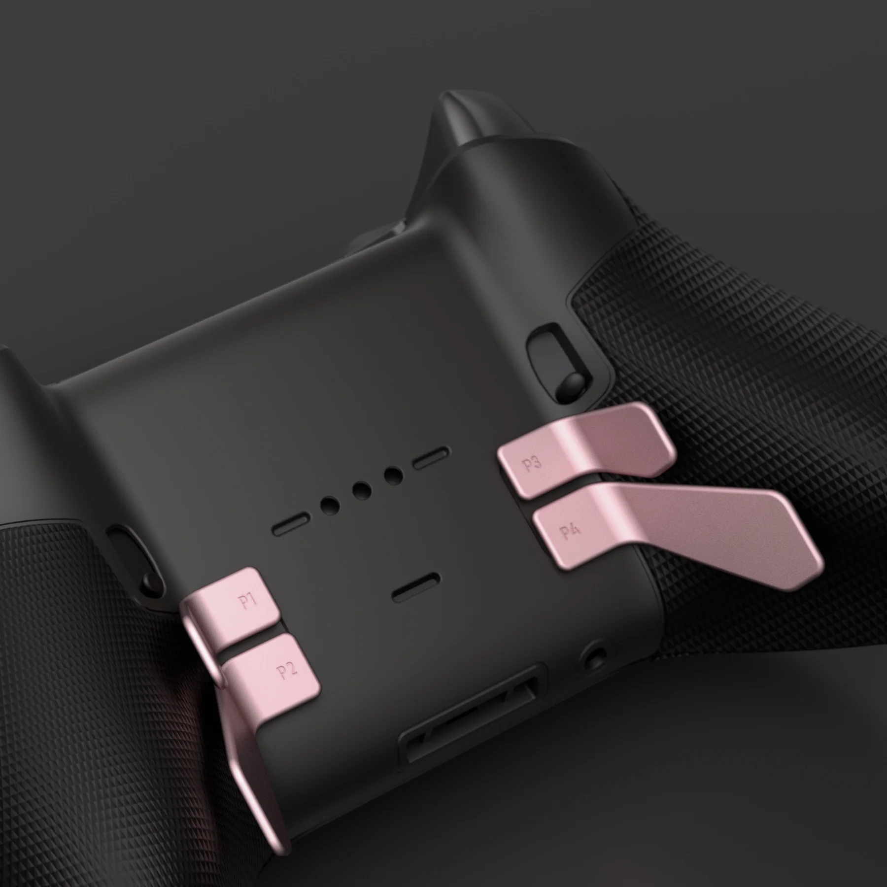 eXtremeRate 6 in 1 Metalic Replacement Interchangeable Swift Back Paddles for Xbox One Elite & Xbox Elite Series 2 & Elite 2 Core Controller - Rose Gold - Image 8