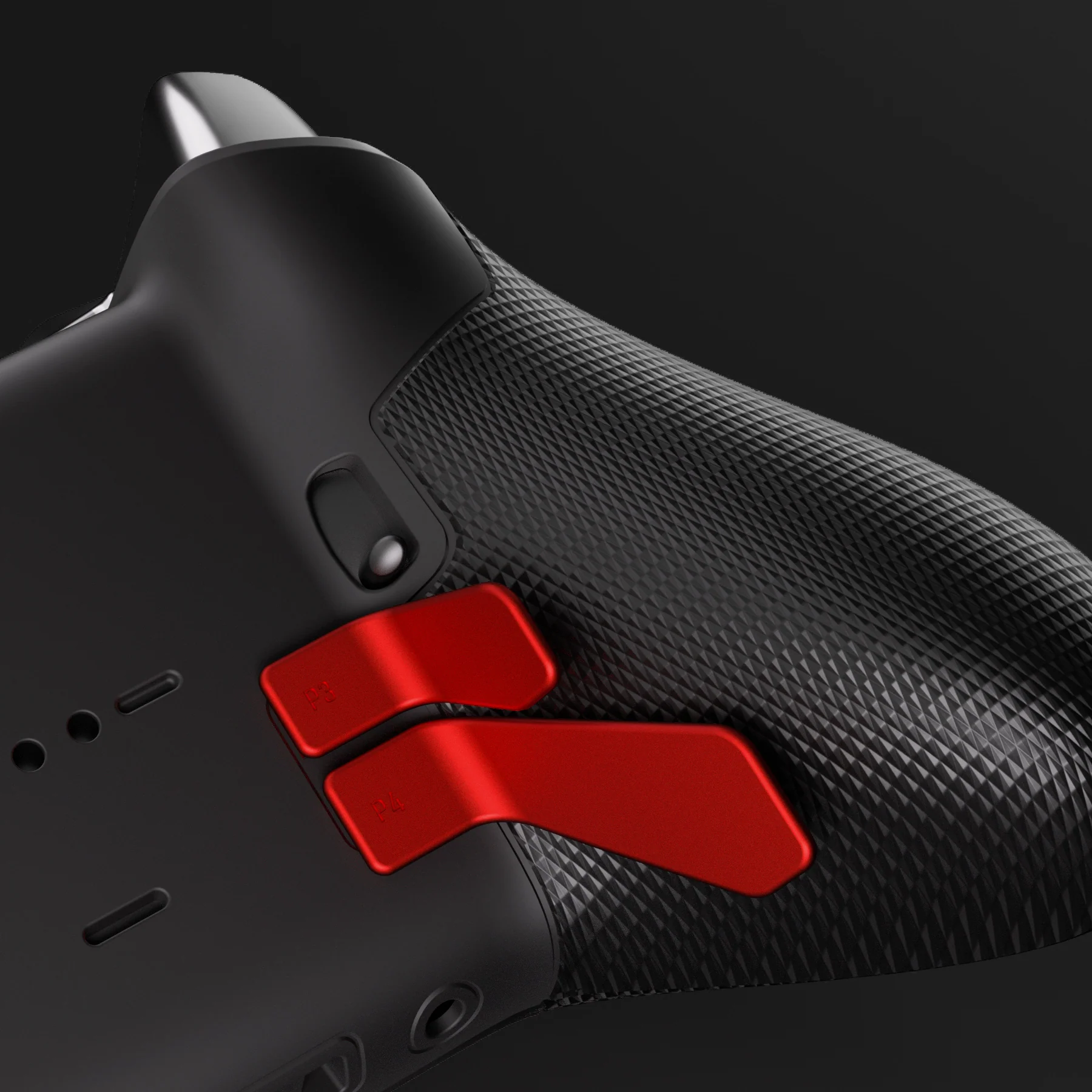 eXtremeRate 6 in 1 Metalic Replacement Interchangeable Swift Back Paddles for Xbox One Elite & Xbox Elite Series 2 & Elite 2 Core Controller - Scarlet Red - Image 10