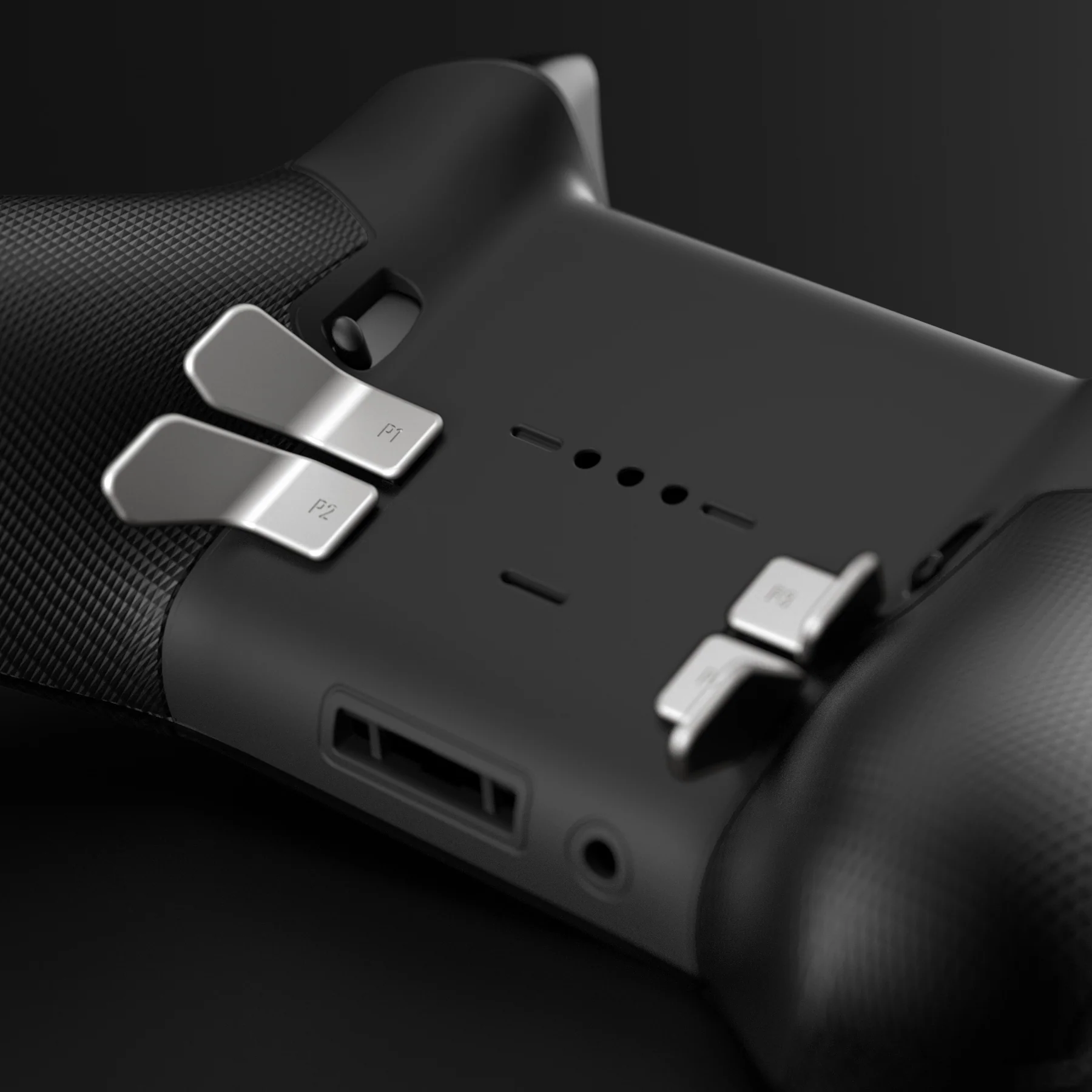 eXtremeRate 6 in 1 Metalic Replacement Interchangeable Swift Back Paddles for Xbox One Elite & Xbox Elite Series 2 & Elite 2 Core Controller - Silver - Image 9