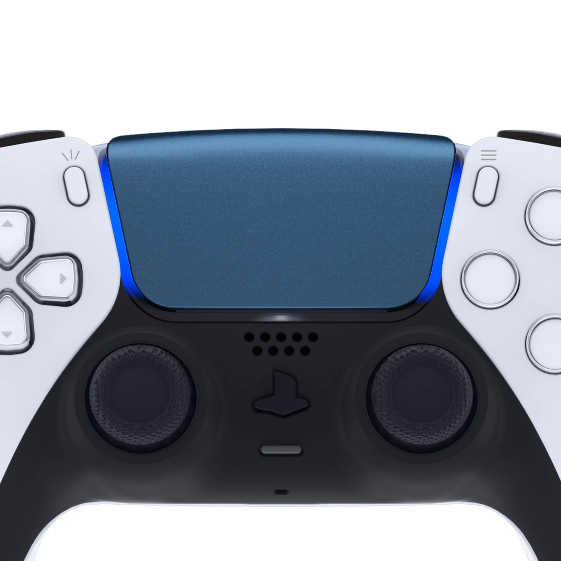 eXtremeRate Replacement Custom Touchpad Cover Compatible with PS5 Controller BDM-010/020/030/040/050/060 - Metallic Regal Blue - Image 4