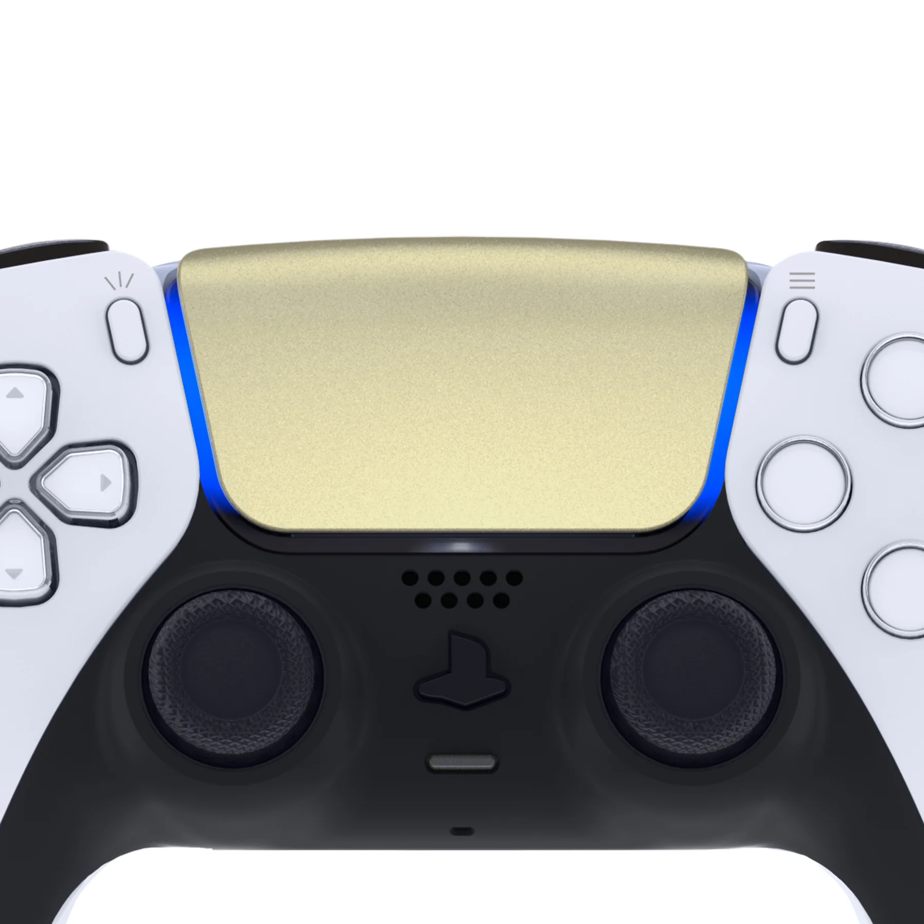 eXtremeRate Replacement Custom Touchpad Cover Compatible with PS5 Controller BDM-010/020/030/040/050/060 - Metallic Champagne Gold - Image 4